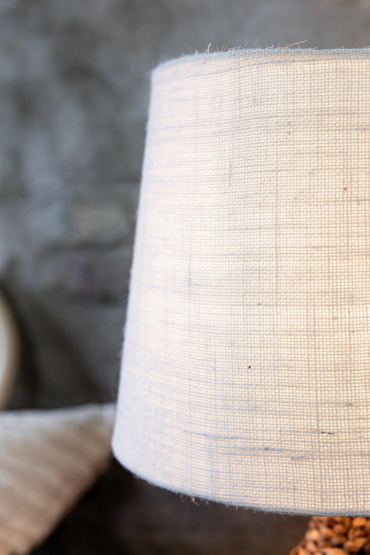 Tischleuchte Timerfunktion, 40w - Naturfarben/Weiß, Basics, Naturmaterialien (32/58/32cm) - Markslöjd