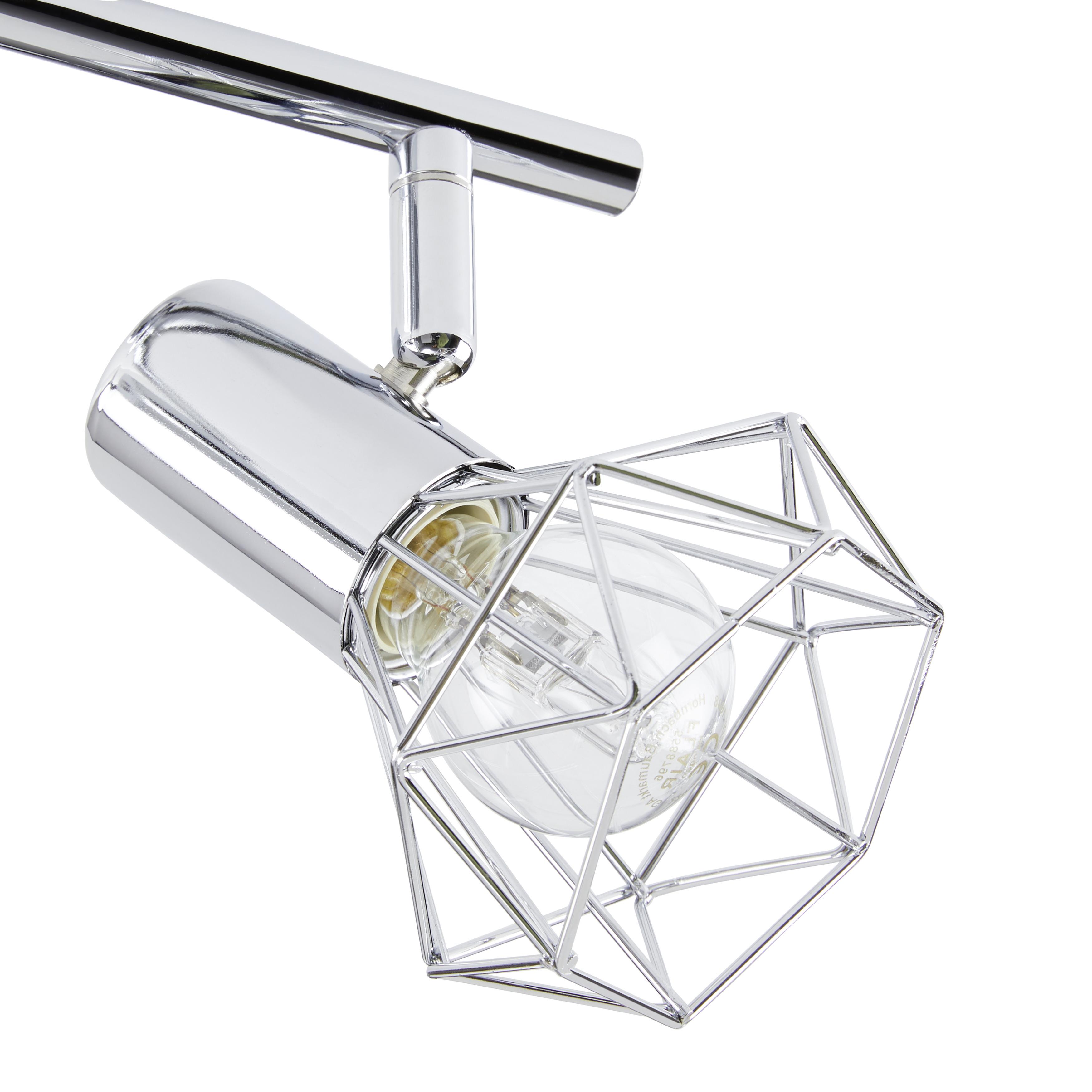 Bodové svetlo Klausi 60cm, 4x60 Watt - Modern, kov (60/15cm) - Mömax