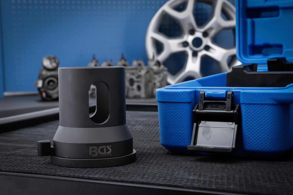 Längslenker-Werkzeug-Satz 6890 - Blau/Schwarz, Basics (38,3/28,7/11,1cm)