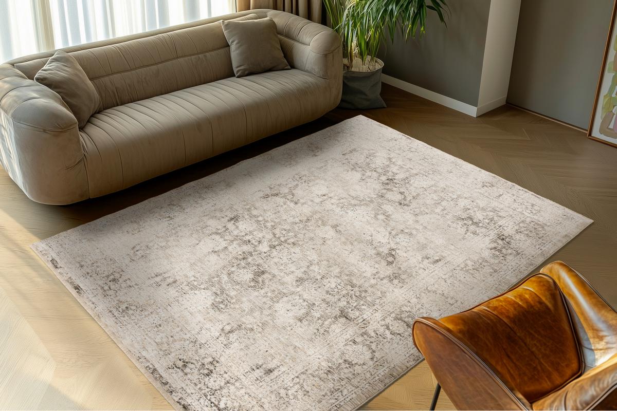 Webteppich My Bella - Grau, Design, Textil (140/200cm) - Obsession