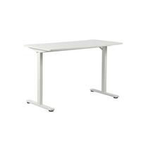 PÍSACÍ STÔL JANNIS - biela, Modern, kov/kompozitné drevo (120/60/75cm) - Mömax
