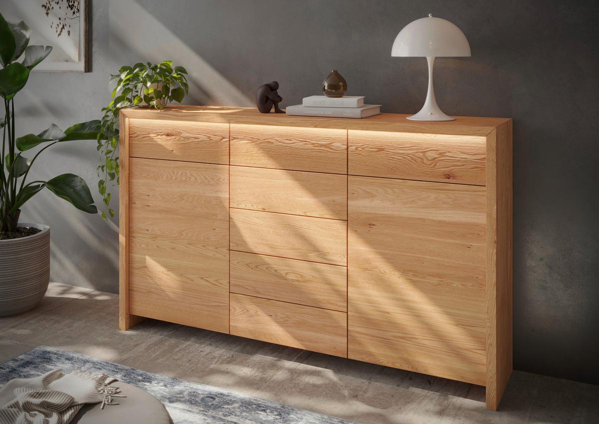 Kommode Farina, Buchefarben B: 188 Cm - Buchefarben, MODERN, Holz (188/108/40cm) - MID.YOU