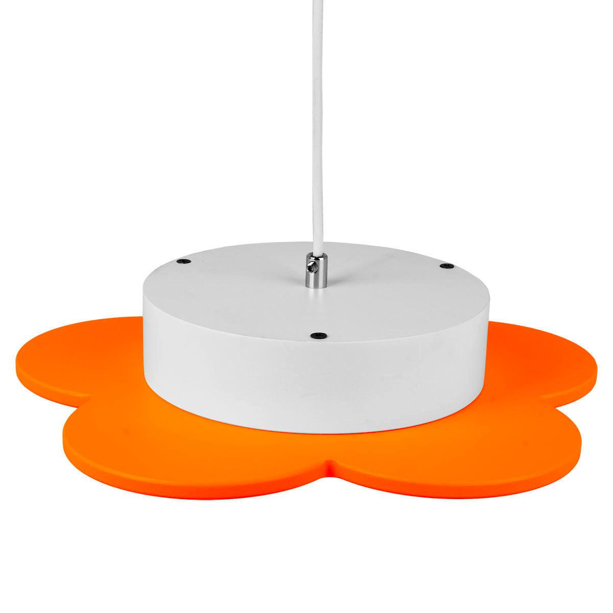 Kinderhängeleuchte 9550118 Fiore - Orange, Basics, Holzwerkstoff/Kunststoff (33/70cm)