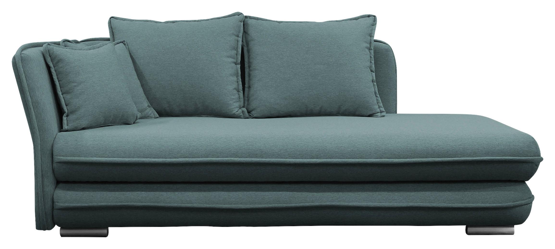 Liege Latte Petrolfarben Inkl. Bettkasten Ottomane Links