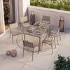 Gartensessel Paris - Beige, MODERN, Textil/Metall (57/85/57cm) - Beldano