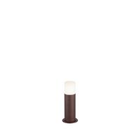 Wegeleuchte Hoosic 28 Watt Metall Kunststoff - Rostfarben/Weiß, Design, Kunststoff/Metall (12/30cm) - Trio Leuchten