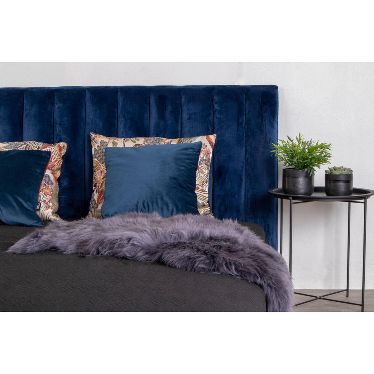 Beistelltisch Bastia Schwarz B: 47cm - Schwarz, Design, Metall (47/47/50cm) - MID.YOU