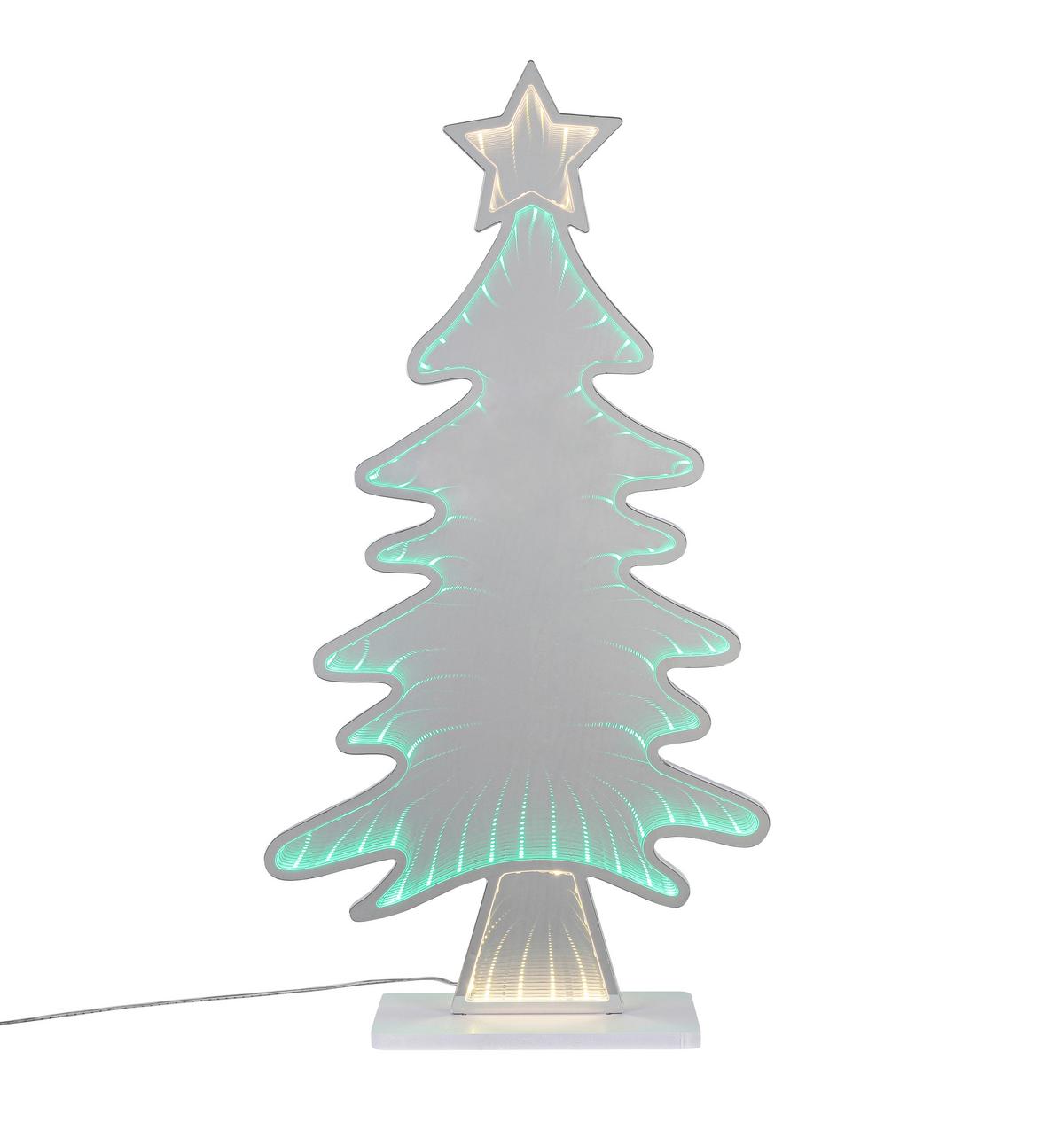 DEKORAČNÍ LED SVÍTIDLO TANNE - bílá/barvy chromu, Design, plast (31,5cm) - Mömax