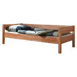 Bett Robby 90x200 cm Buche Massiv - Buchefarben, KONVENTIONELL, Holz (90/200cm) - Carryhome