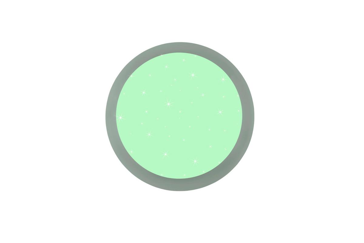 LED-Deckenleuchte Ø 48 cm Mit Farbwechsler und Fernbedienung - Weiß, Basics, Kunststoff (48/10,2cm) - Trio Leuchten