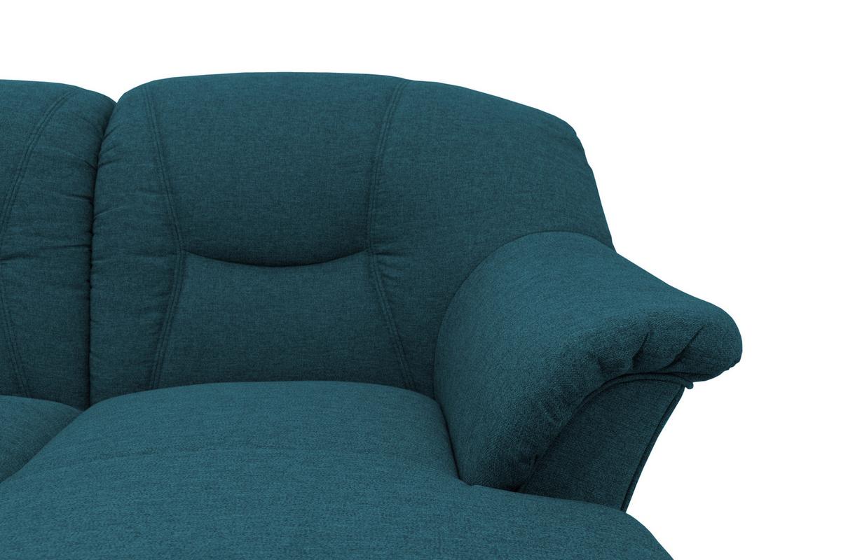 Wohnlandschaft Sarafina Dunkelblau - Schwarz/Dunkelblau, KONVENTIONELL, Textil (180/295/146cm) - MID.YOU