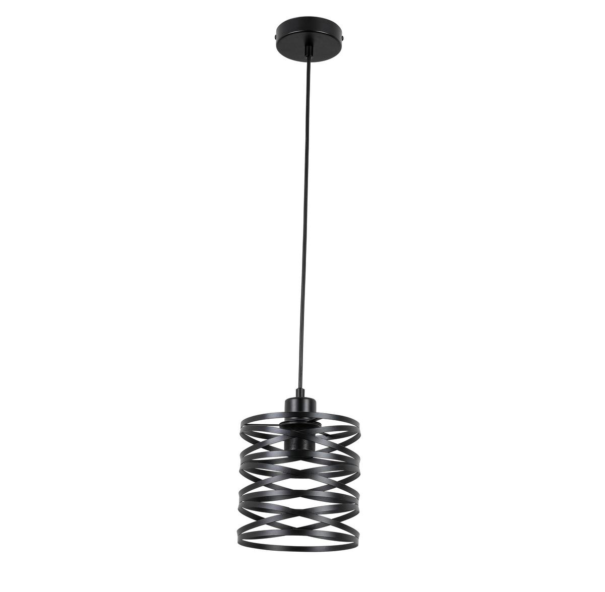 ZÁVESNÉ SVIETIDLO ESILA - čierna, Modern, kov/plast (17/120cm) - Mömax