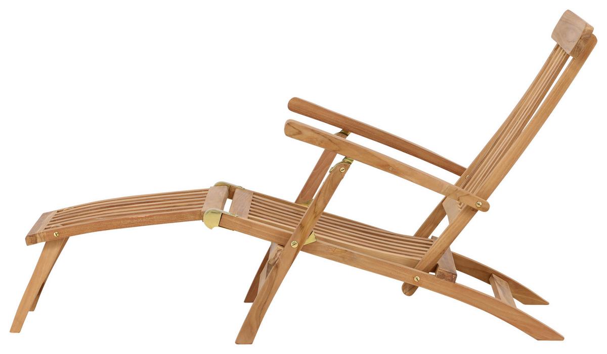 Sonnenliege Kenya Teakholz - KONVENTIONELL (60/95/150cm) - Gardenson