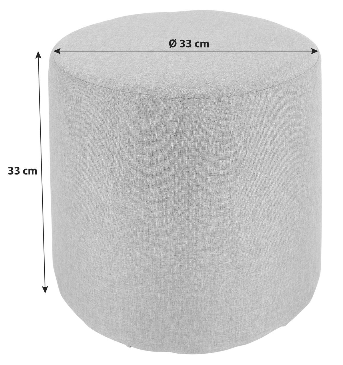 Taburetka LEO *CENOVÝ TRHÁK*, modrosivá tkanina MALMO NEW - čierna/modrosivá, Basics, drevo/textil (33/33cm) - Based