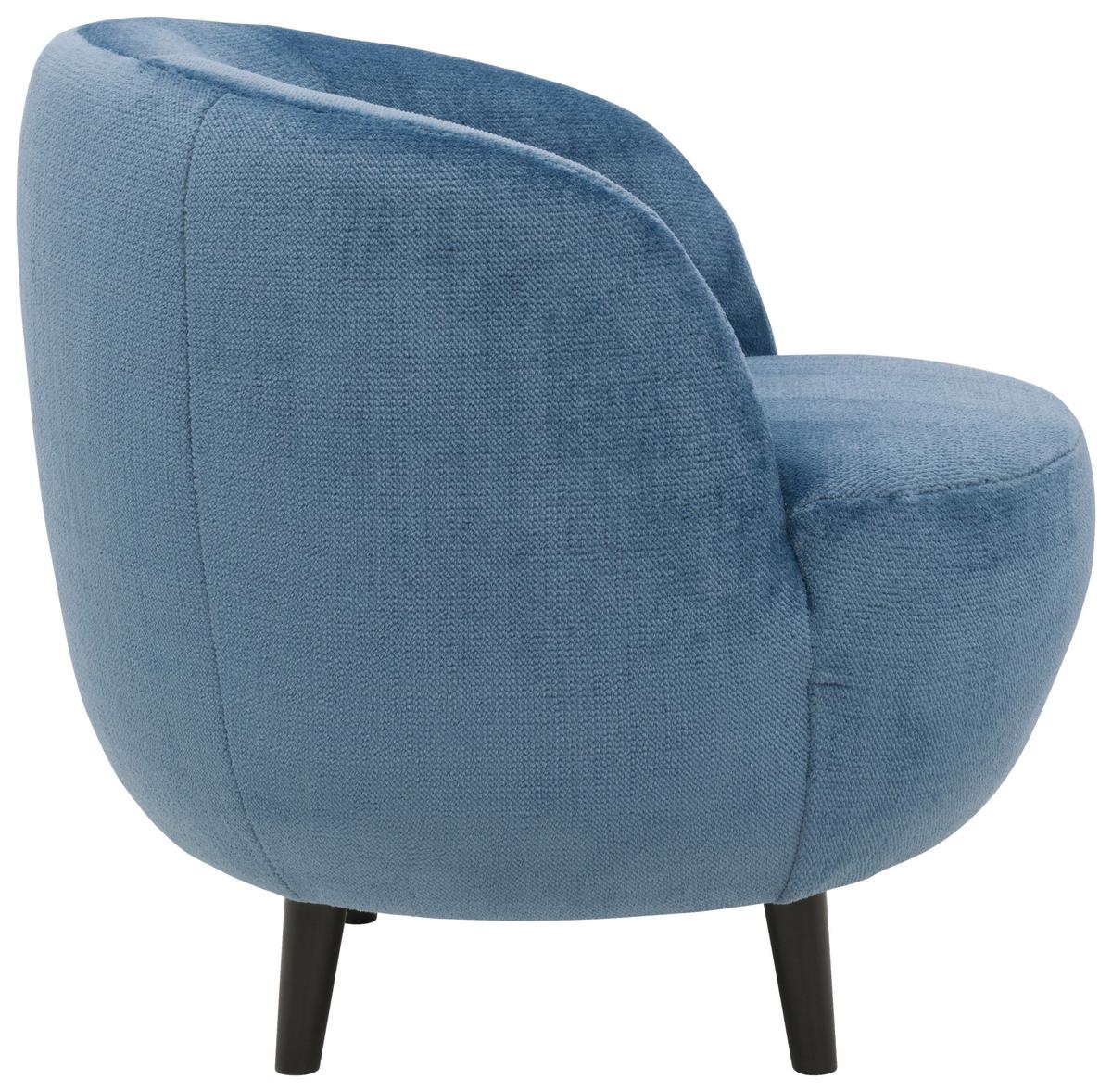 Sessel Looks Xiv - Blau/Schwarz, Design, Textil (72/72/76cm) - LOOKS by W.Joop
