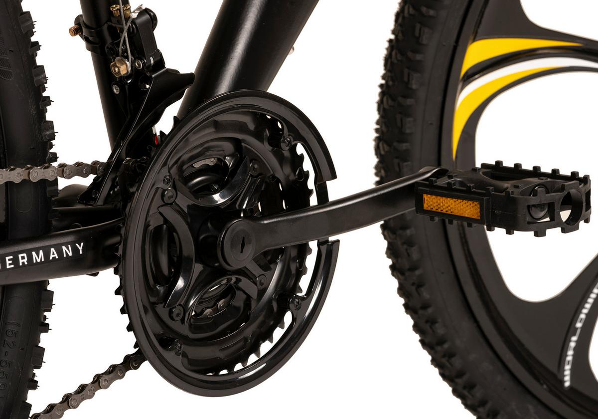 Mountainbike 414m - Schwarz, MODERN, Metall (25/140/60cm)