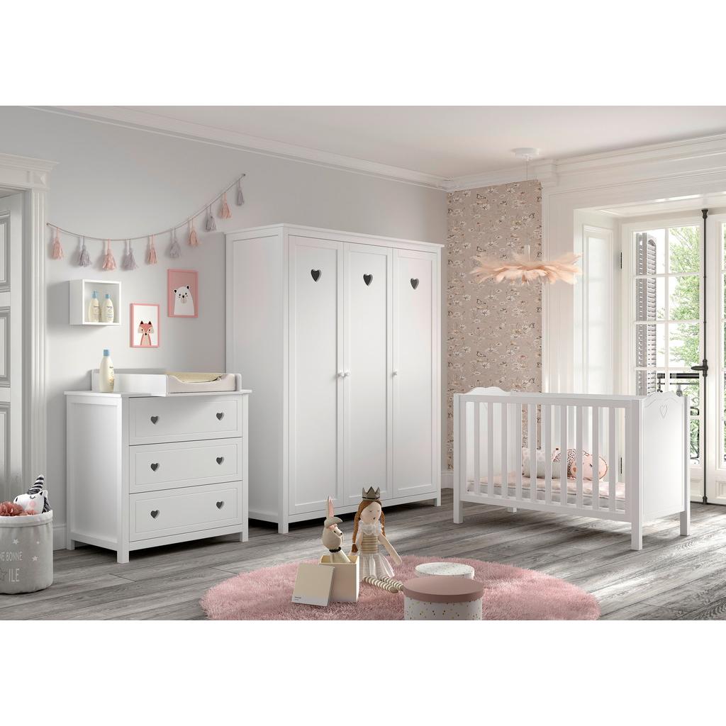 BABYZIMMER Amori Weiß 4-teilig