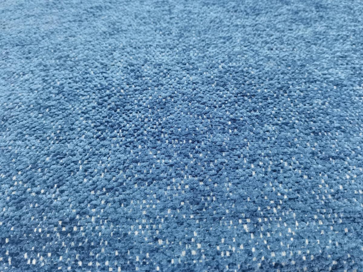 Armlehnstuhl Cory Blau/Braun Gepolstert - Blau/Schwarz, MODERN, Textil/Metall (57/84/57cm) - MID.YOU
