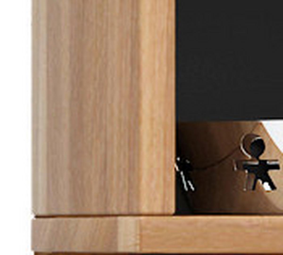 Cd-tartó Polc Elementa B: 21 Cm - diófa színű, Basics, faalapú anyag (21/97,4/20cm)