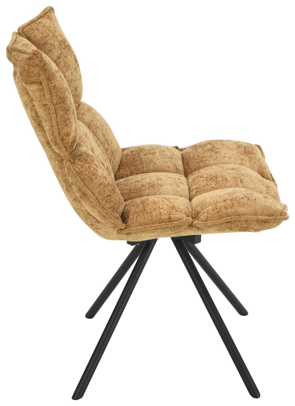 STOLIČKA CARLA - čierna/zlatá, Trend, kov/drevo (57/86/66cm) - Mömax