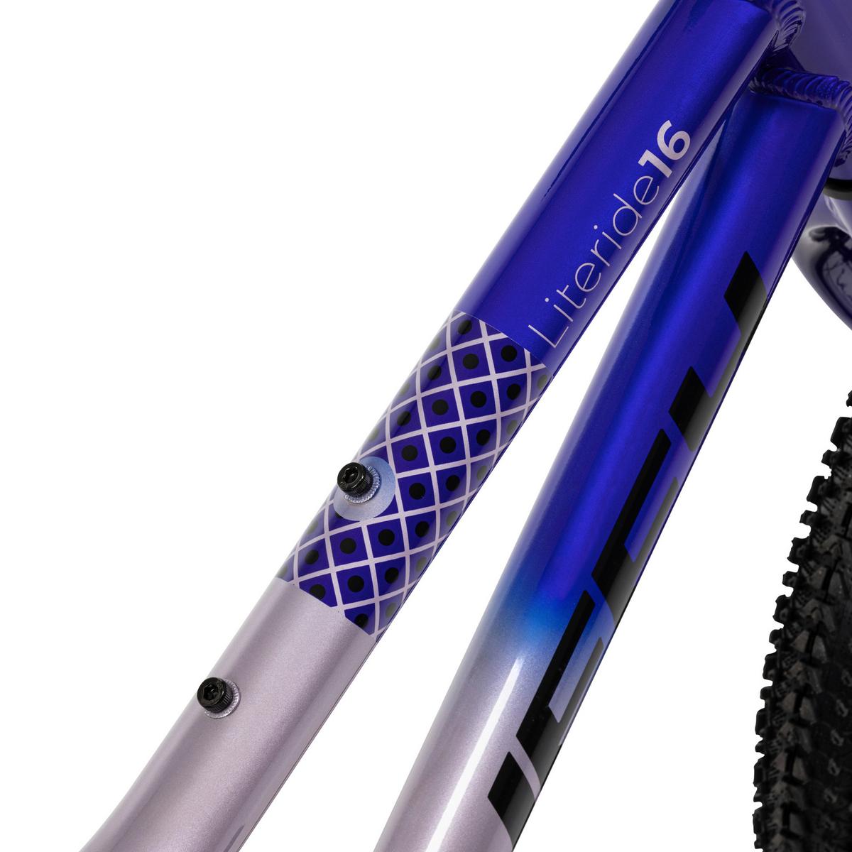 Kinderfahrrad Literide Lila, 16 Zoll - Lila, Basics, Metall (35/85/117cm)