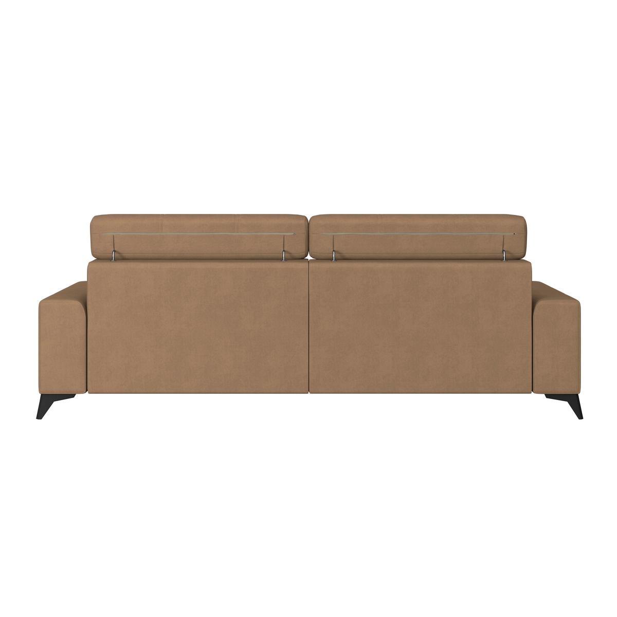 Wohnlandschaft Florida - Beige/Schwarz, MODERN, Holz/Holzwerkstoff (275/175cm)