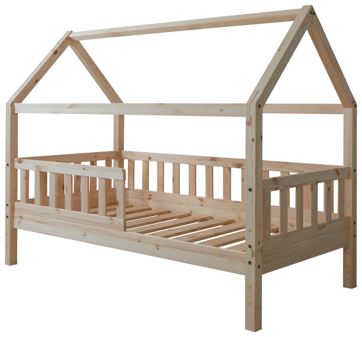 Hausbett Kay - Naturfarben, MODERN, Holz/Textil (80/160cm) - MID.YOU