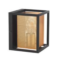 Wandleuchte 4980/ap - Goldfarben/Schwarz, Design, Metall (15/16/18cm)