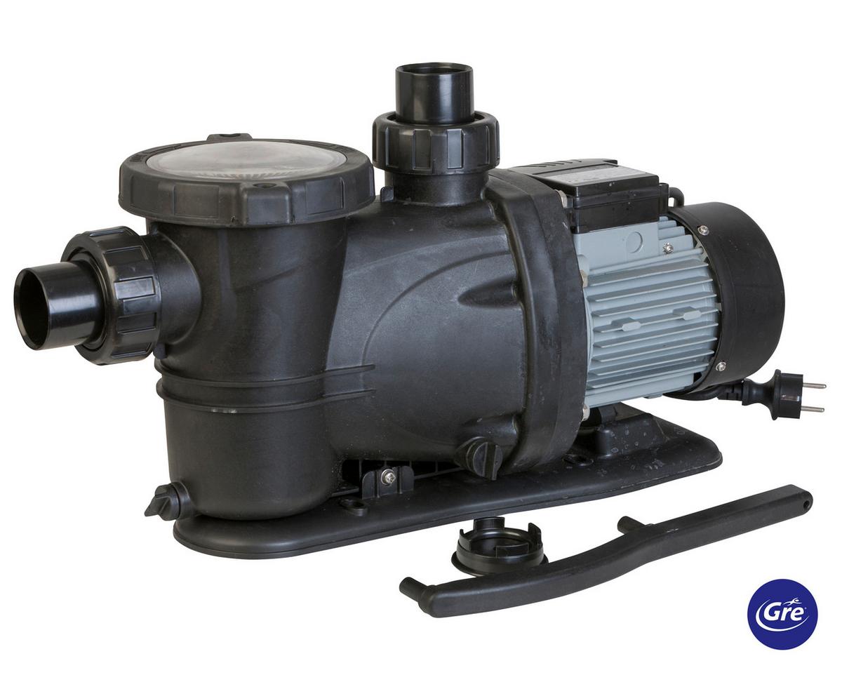 Filterpumpe Pumpe - Schwarz, KONVENTIONELL, Metall (55,3/22/27,8cm) - Gre