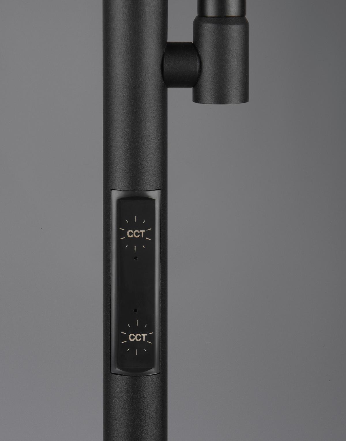 STOJACIA LAMPA MINN - čierna, Konventionell, kov/plast (25/178cm) - Mömax