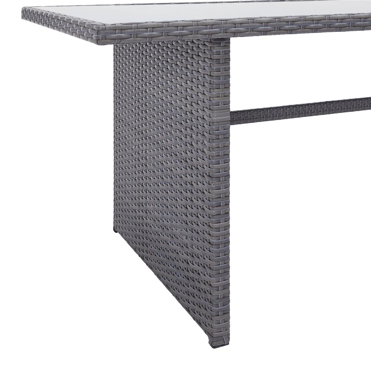 TERASOVÁ SEDACÍ SOUPRAVA Marrakesch 2, 240/181cm - šedá/černá, Moderní, kov/textil (240/70/181cm) - Modern Living