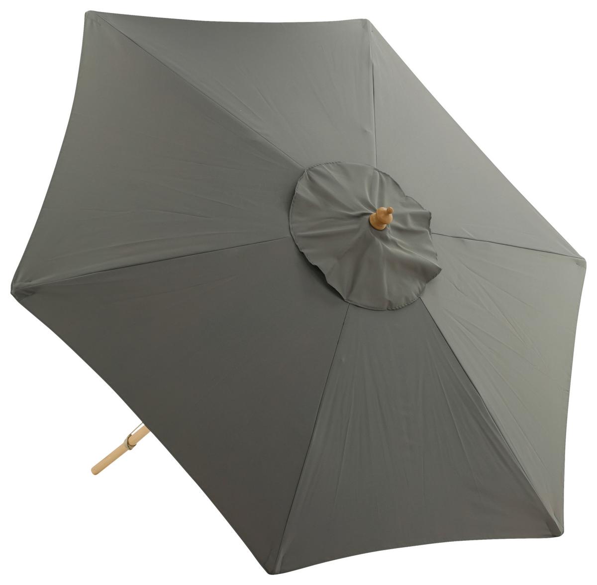 Sonnenschirm Corypho - Grau, KONVENTIONELL (250/232cm) - Gardenson