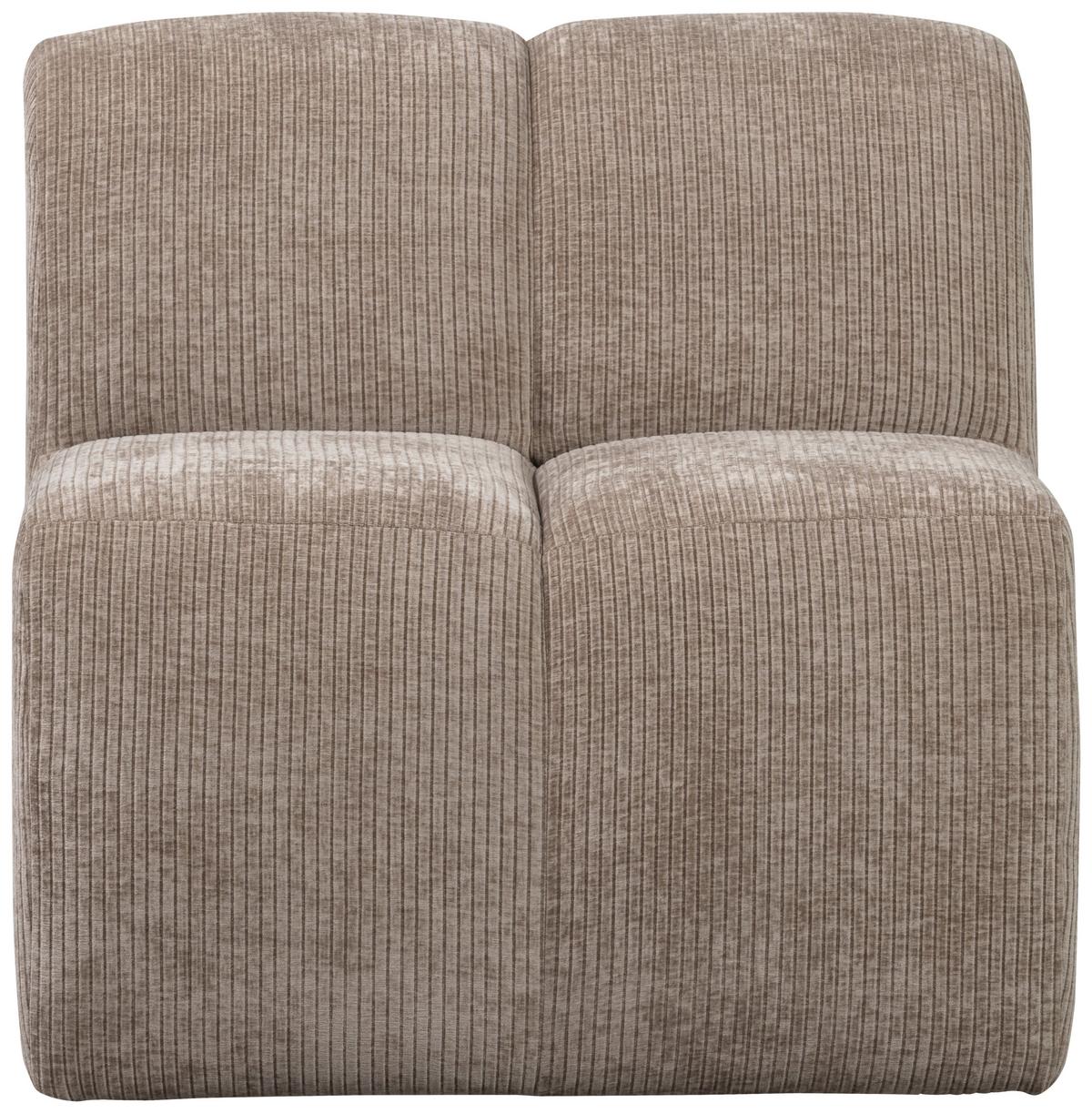 Sitzbankelement Mojo Sandfarben B: 84cm - Sandfarben, MODERN, Textil (84/83/73cm) - Livetastic