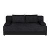 Schlafsofa Lucy Schwarz B: 200 Cm - Schwarz, Design, Holzwerkstoff/Textil (200/90/103cm) - P & B