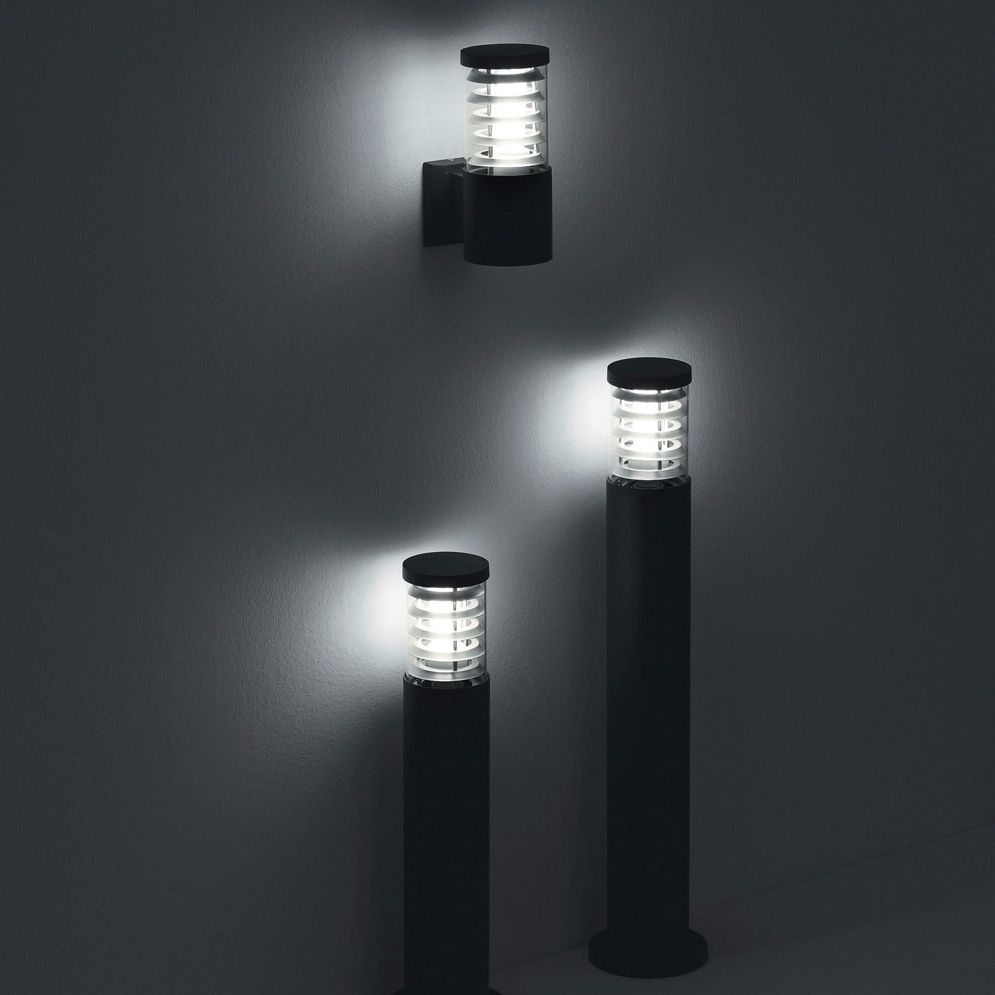 Außenleuchte Tronco Anthrazit D: 15,5 Cm - Anthrazit, Design, Glas/Metall (15,5/60,5cm) - Ideal Lux