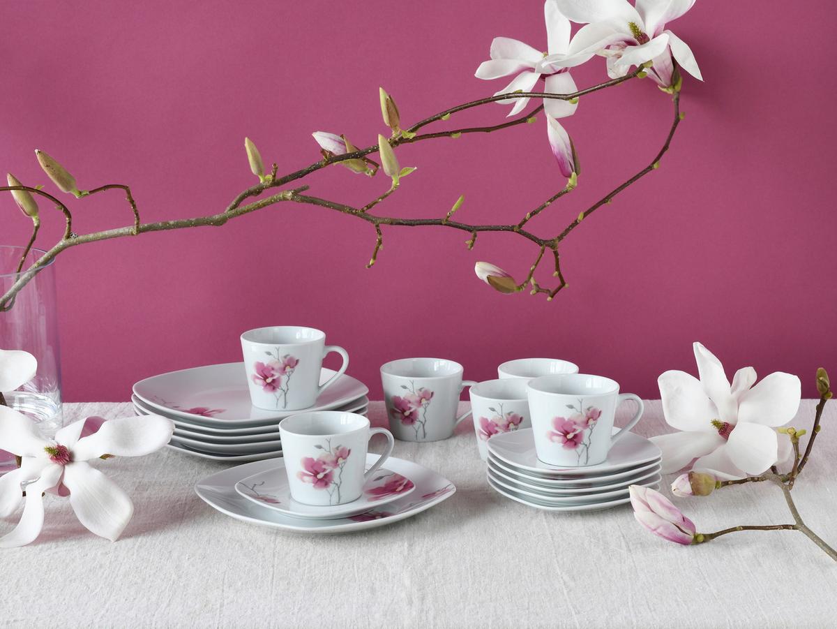 Kávová souprava 20193 - bílá, Trend, keramika - Creatable