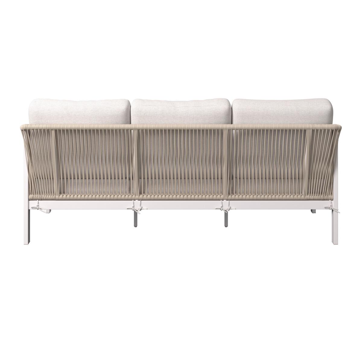 Loungesofa Palma - Beige/Hellgrau, MODERN, Kunststoff/Textil (182/67/80cm) - Beldano