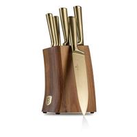 Messerset Kunststoff, Gold 6-teilig - Goldfarben, Basics, Metall