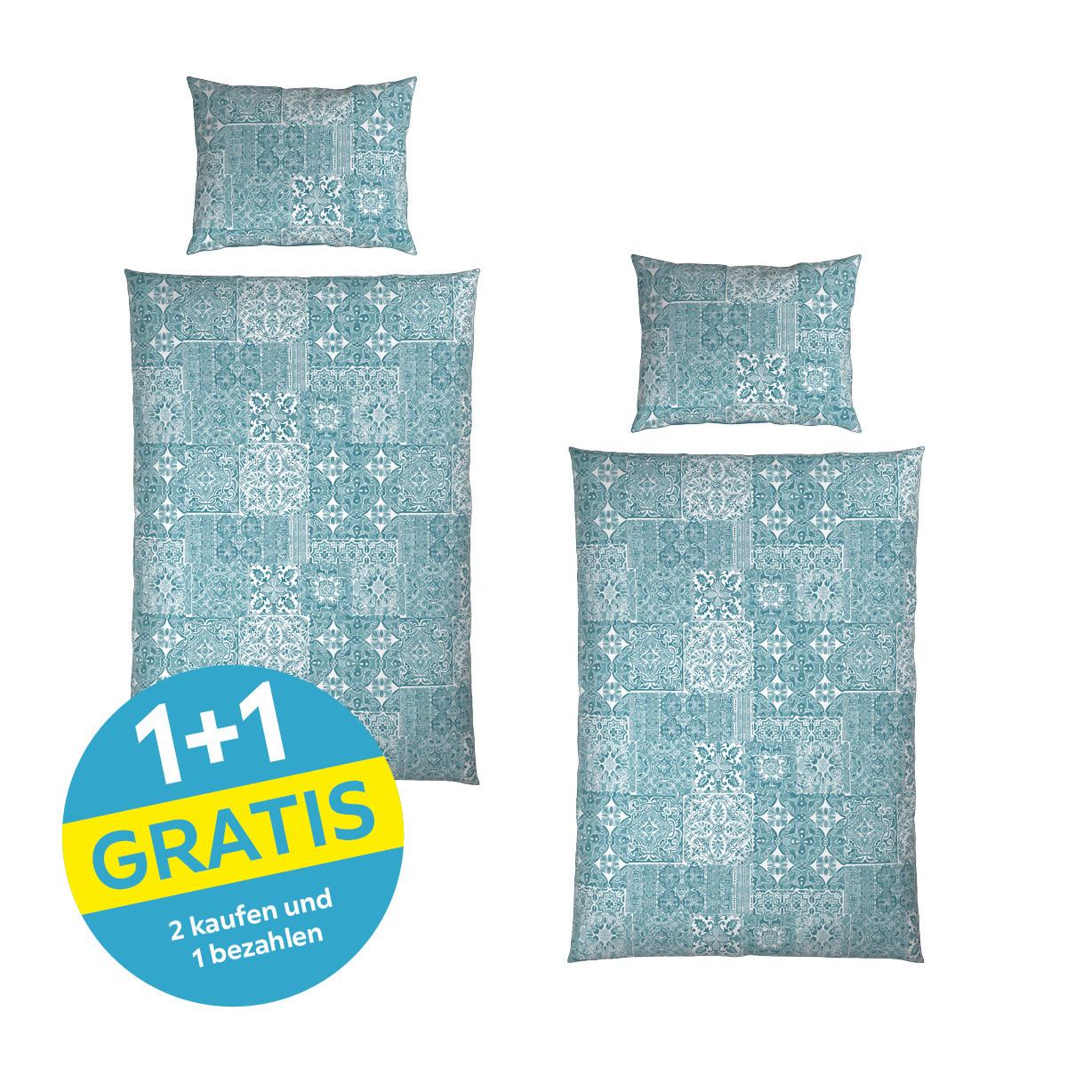 Bettwäsche Sara - Blau, ROMANTIK / LANDHAUS, Textil - James Wood