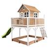 Spielturm Liam Aus Zedernholz - Hellgrün/Braun, Basics, Holz (613/291/277cm) - Ambia Garden