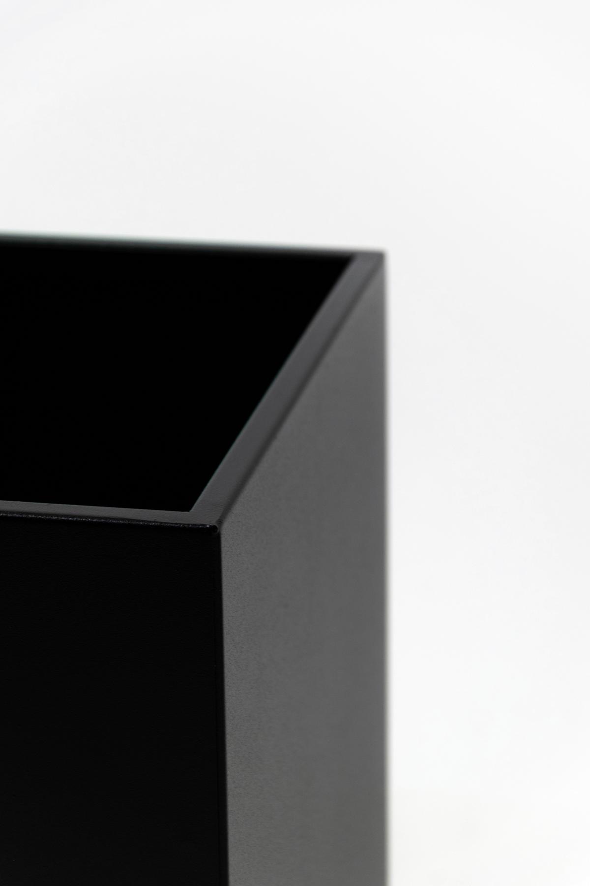 Blumenständer Metall Schwarz Bxhxt: 19x47x19 Cm - Schwarz, Basics, Metall (19/47/19cm)