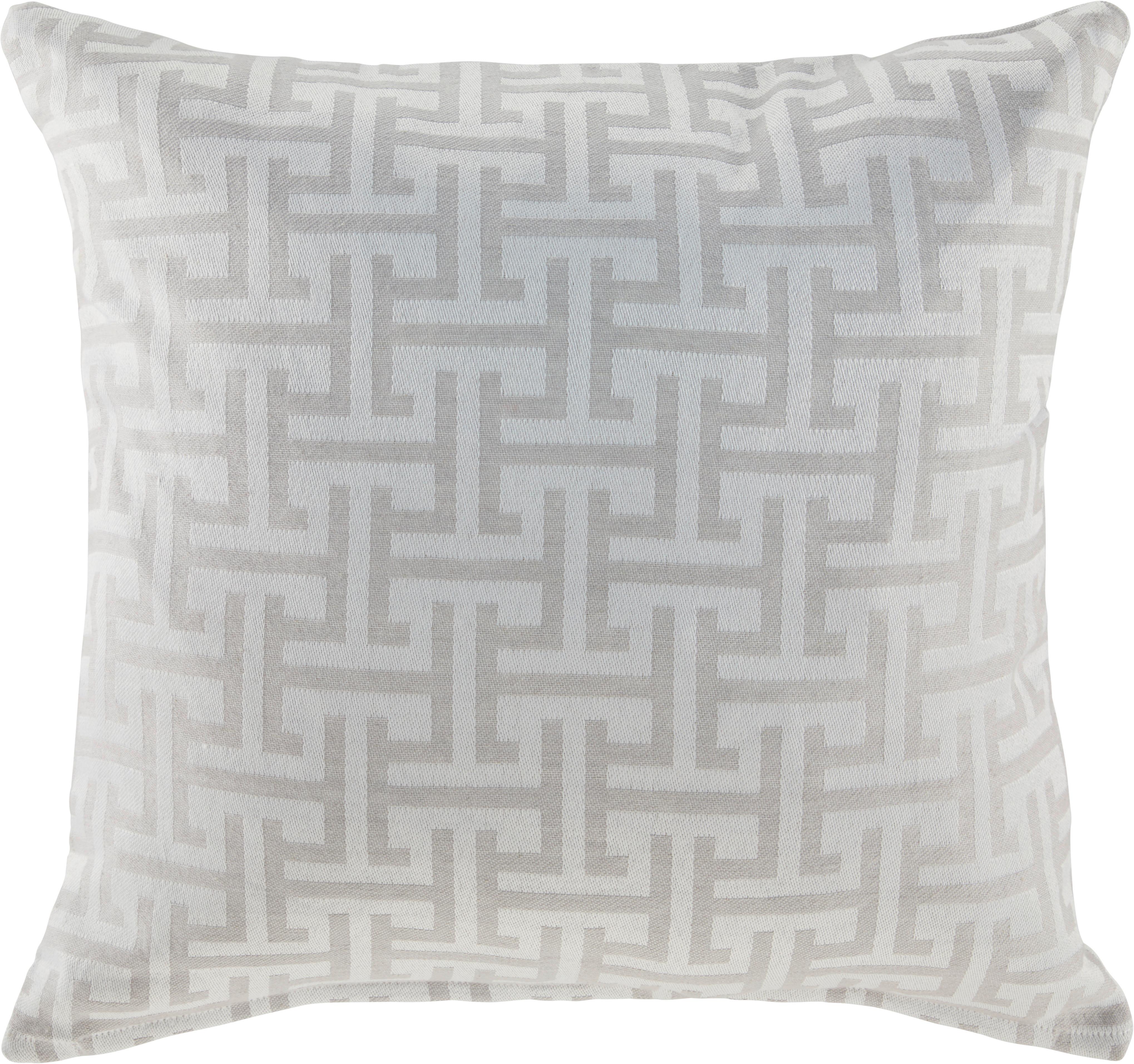 Zierkissen Jorina - Silberfarben, MODERN, Textil (45/45cm) - Luca Bessoni