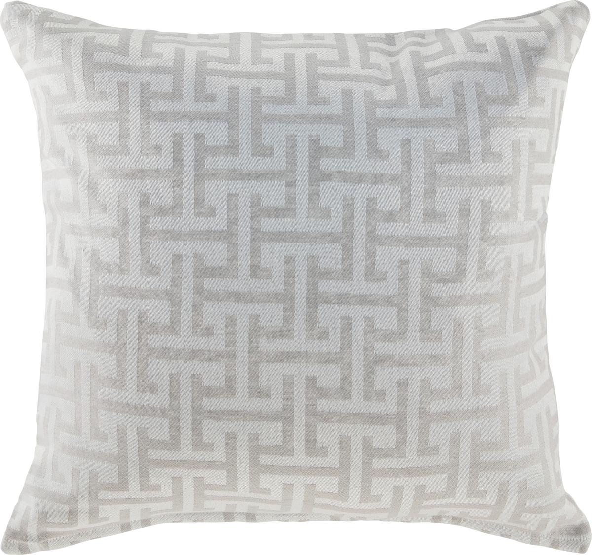 Zierkissen Jorina - Silberfarben, MODERN, Textil (45/45cm) - Luca Bessoni