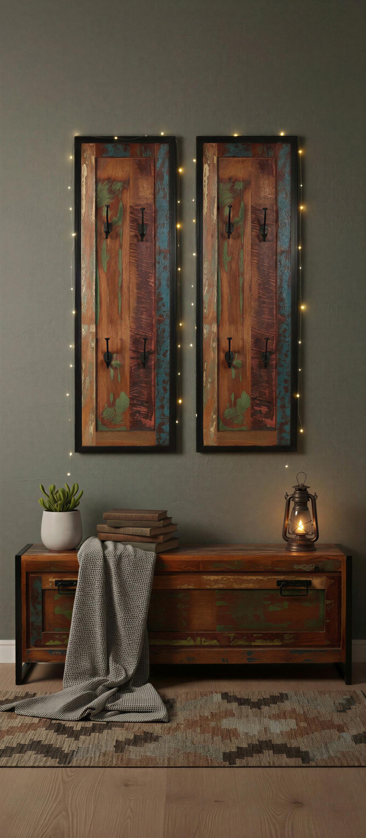 GARDEROBE Multicolor B: 85cm - Multicolor, Design, Holz (85/155/40cm) - MID.YOU
