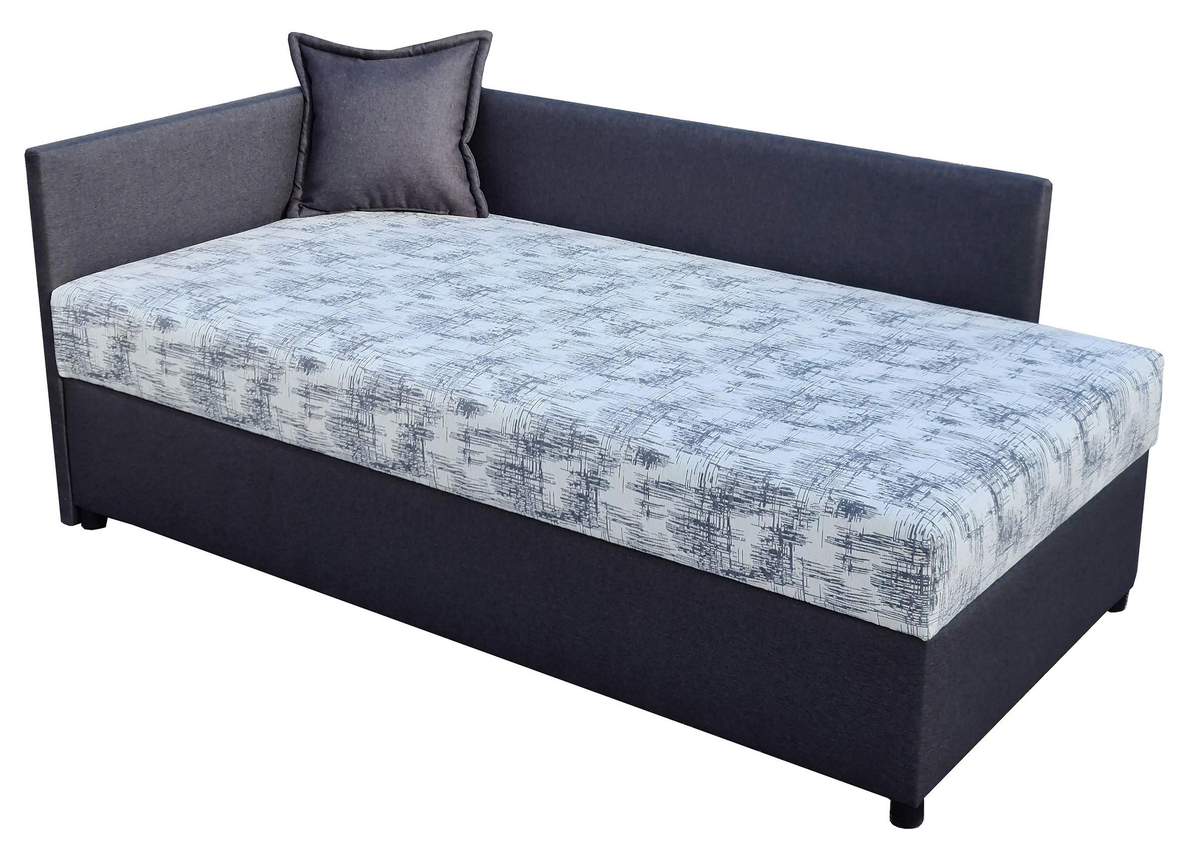 Kárpitozott Heverő Bergen New 207/107 Cm *top Ár* - fekete/fehér, Konventionell, textil (200/90cm) - Best Price