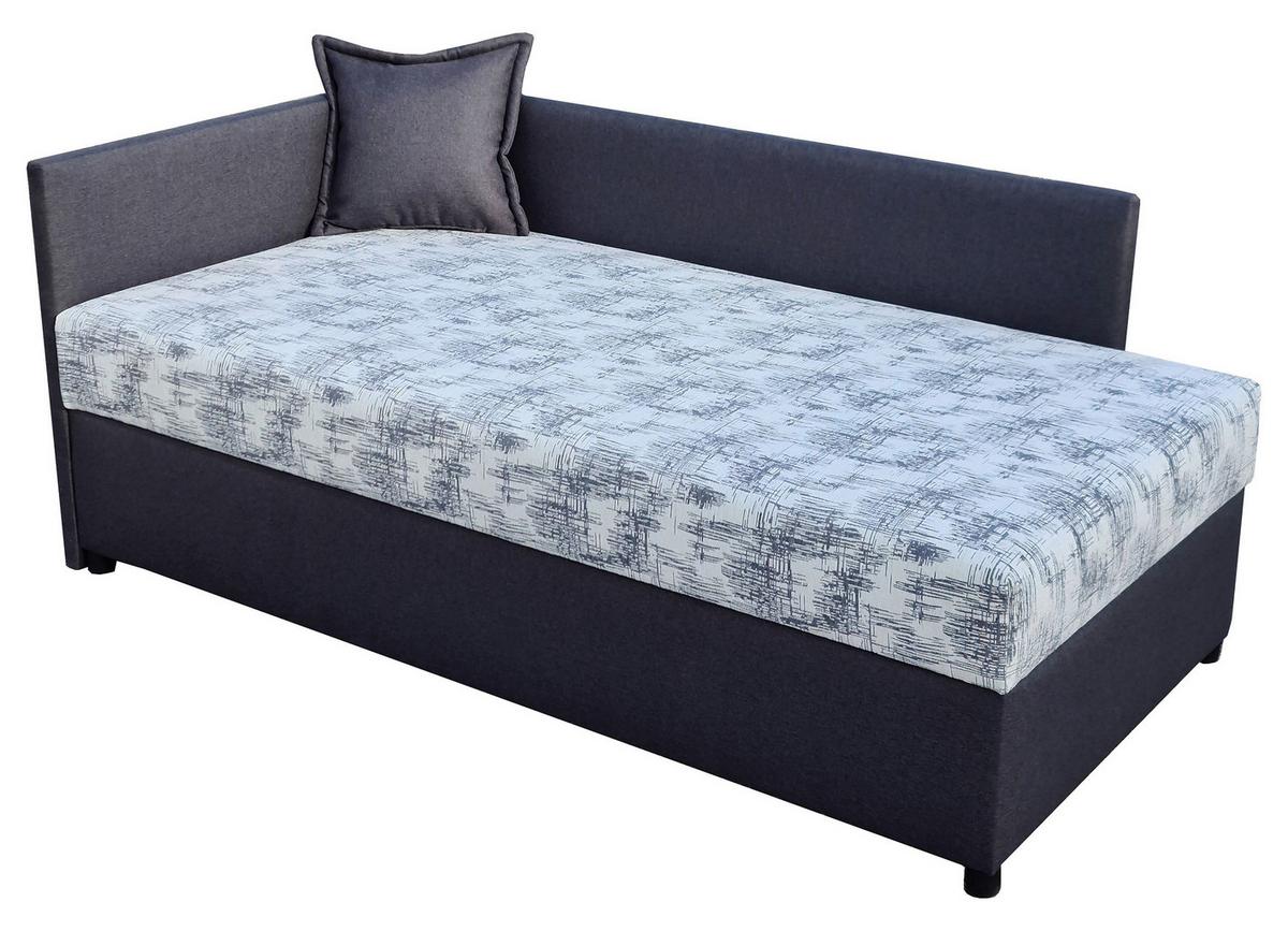 Kárpitozott Heverő Bergen New 207/107 Cm *top Ár* - fekete/fehér, Konventionell, textil (200/90cm) - Best Price