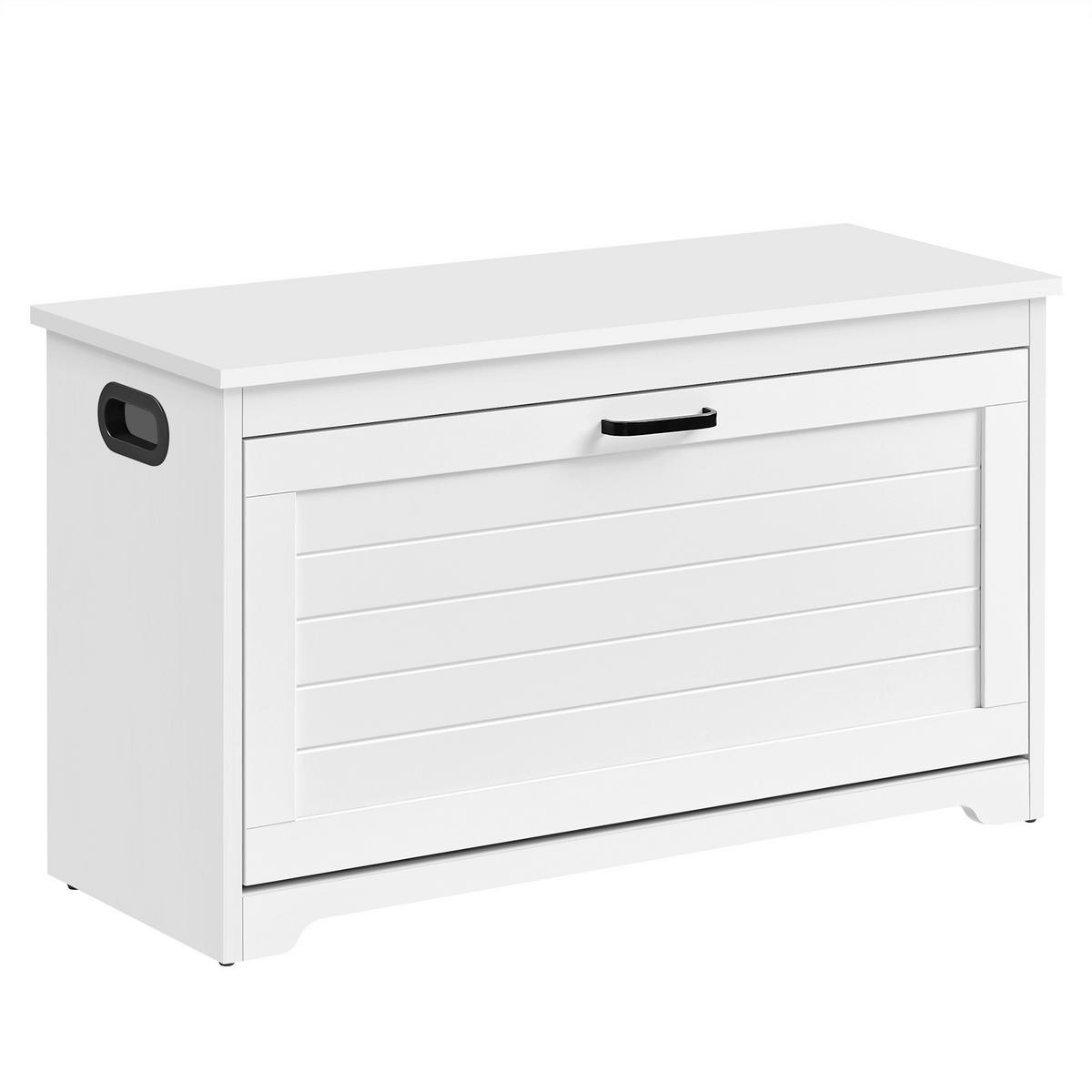 Schuhbank Shoe Bench - Weiß, MODERN, Holzwerkstoff (80/46/30cm) - MID.YOU