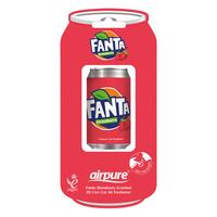 Autóillatosító 3d Dobozos Fanta Eper - piros, műanyag (8.5/17.5/3.5cm)