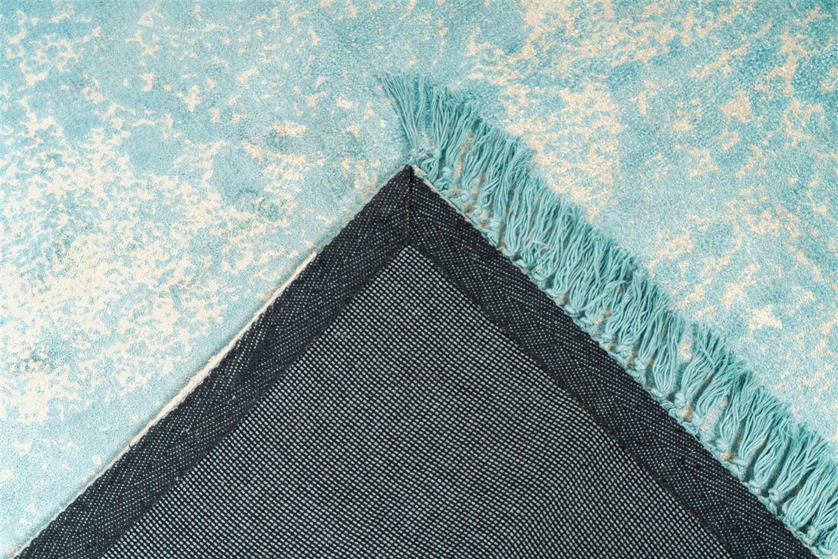 Flachwebteppich, 120x170 Cm Dolce Vita 125 Petrol 120x170 - Petrol, Design, Textil (120/170cm) - Novel