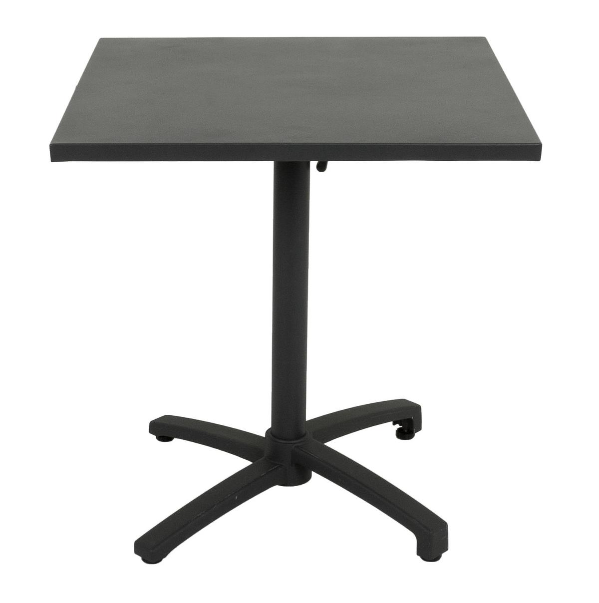 Gartenmöbel Set 5-Tlg. Treviso Metall - Anthrazit/Schwarz, Basics, Metall (55/88/63cm) - Gardenson